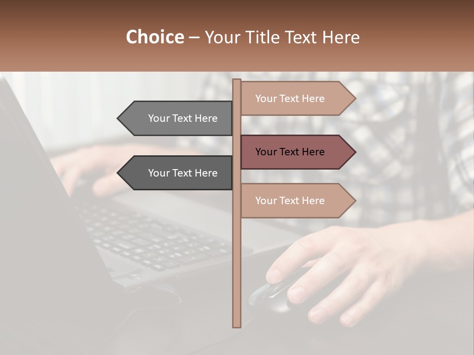 White Ocean Sand PowerPoint Template