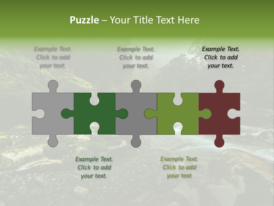 Caucasian Mother Sea PowerPoint Template