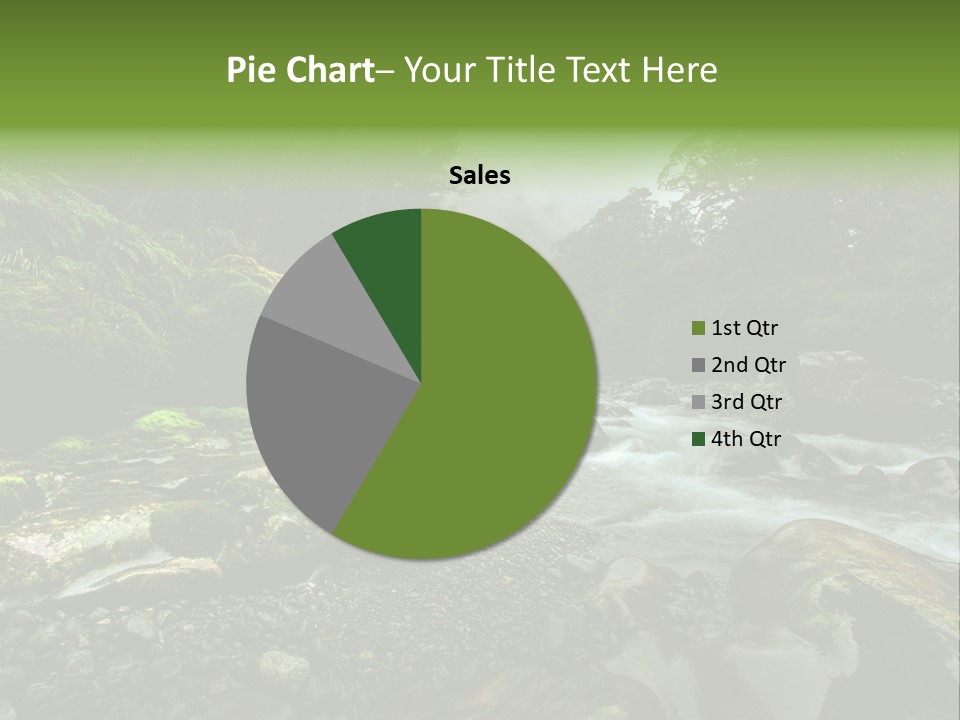 Caucasian Mother Sea PowerPoint Template