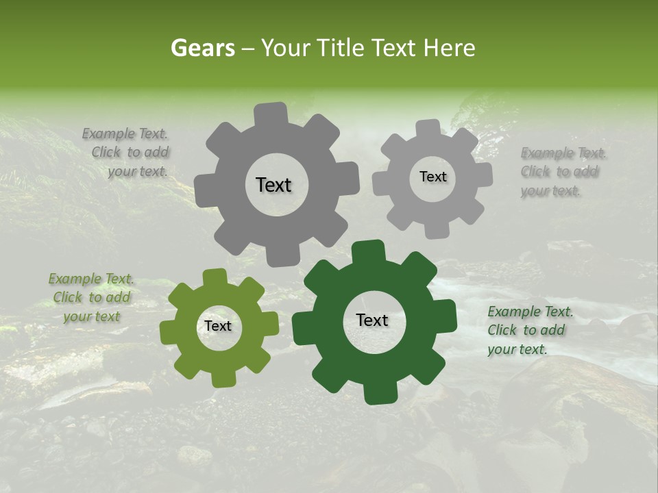 Caucasian Mother Sea PowerPoint Template