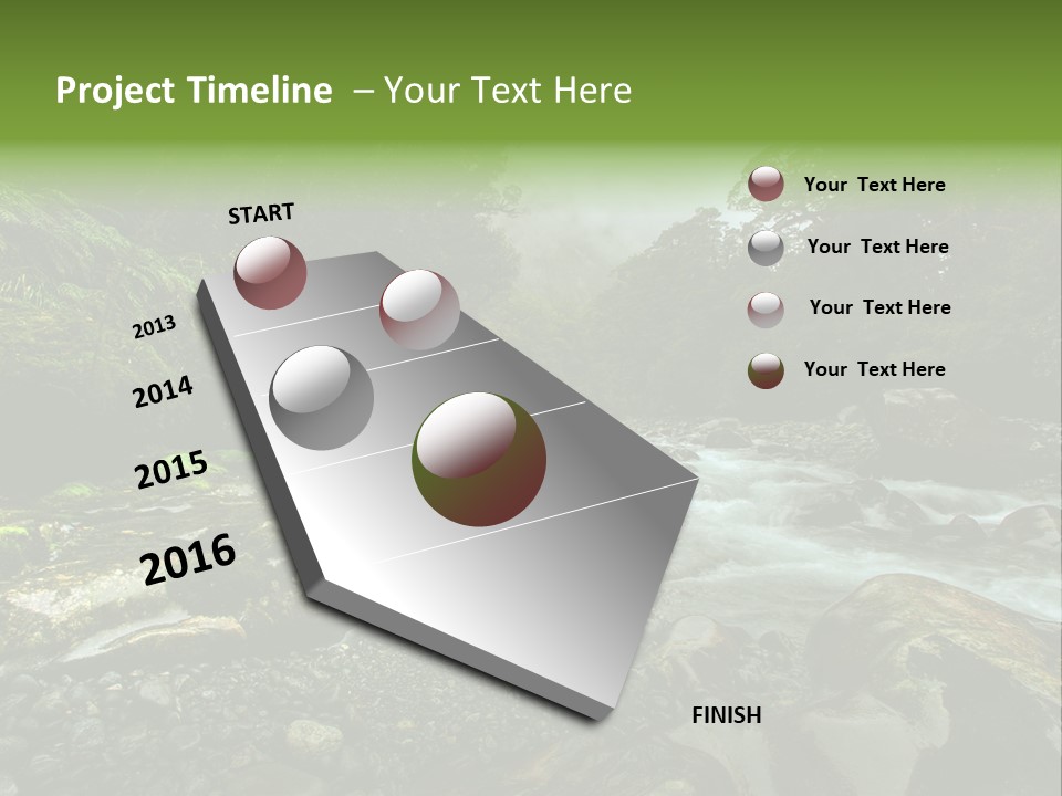 Caucasian Mother Sea PowerPoint Template