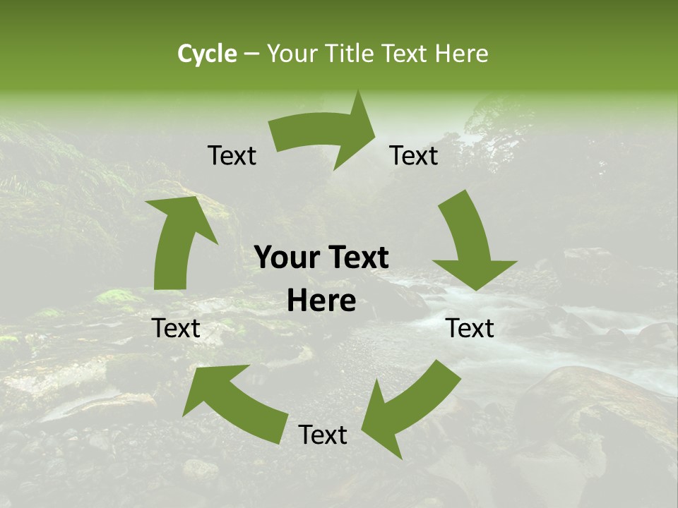 Caucasian Mother Sea PowerPoint Template