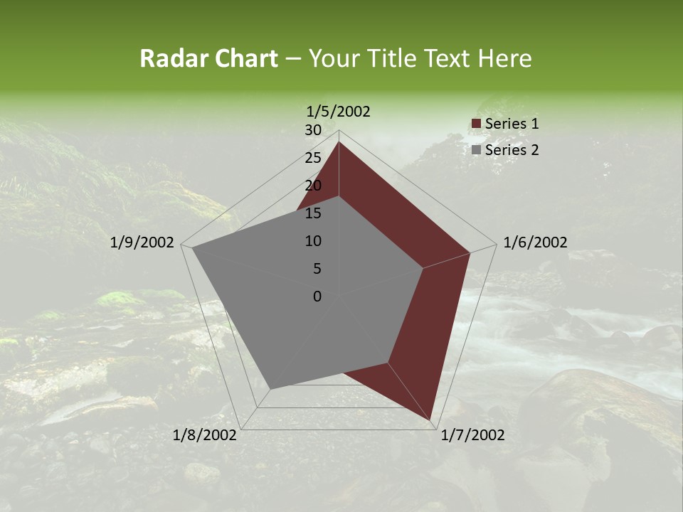 Caucasian Mother Sea PowerPoint Template