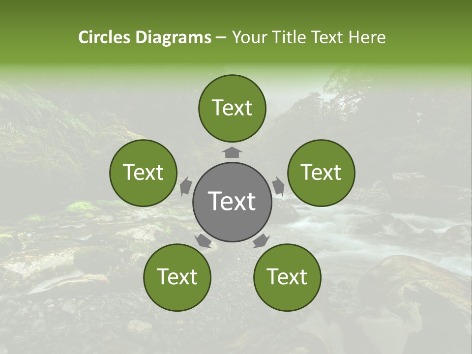 Caucasian Mother Sea PowerPoint Template