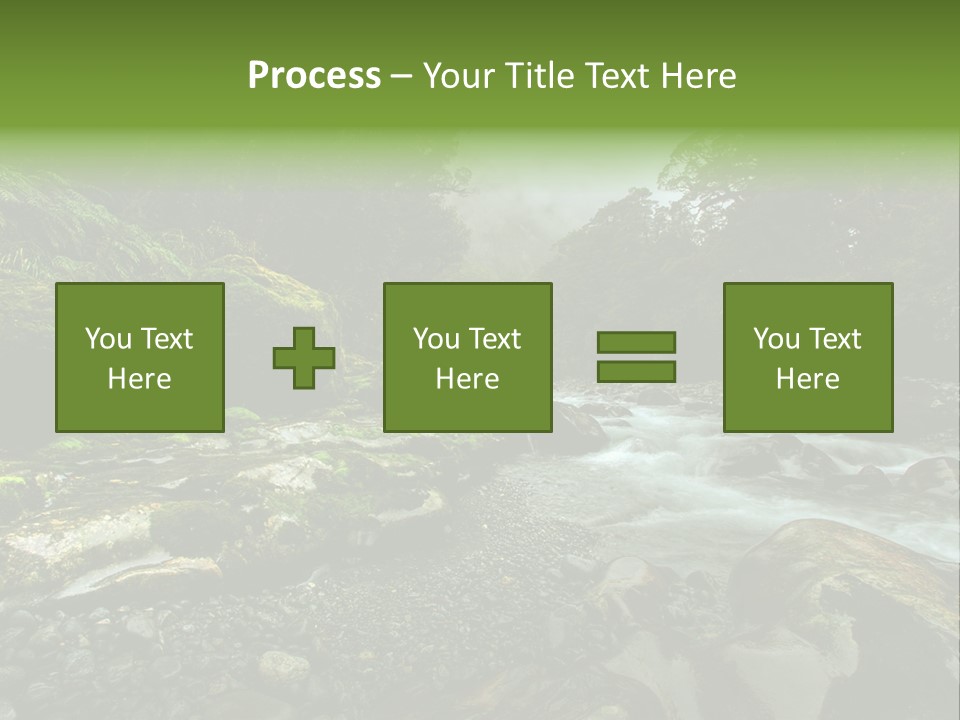 Caucasian Mother Sea PowerPoint Template