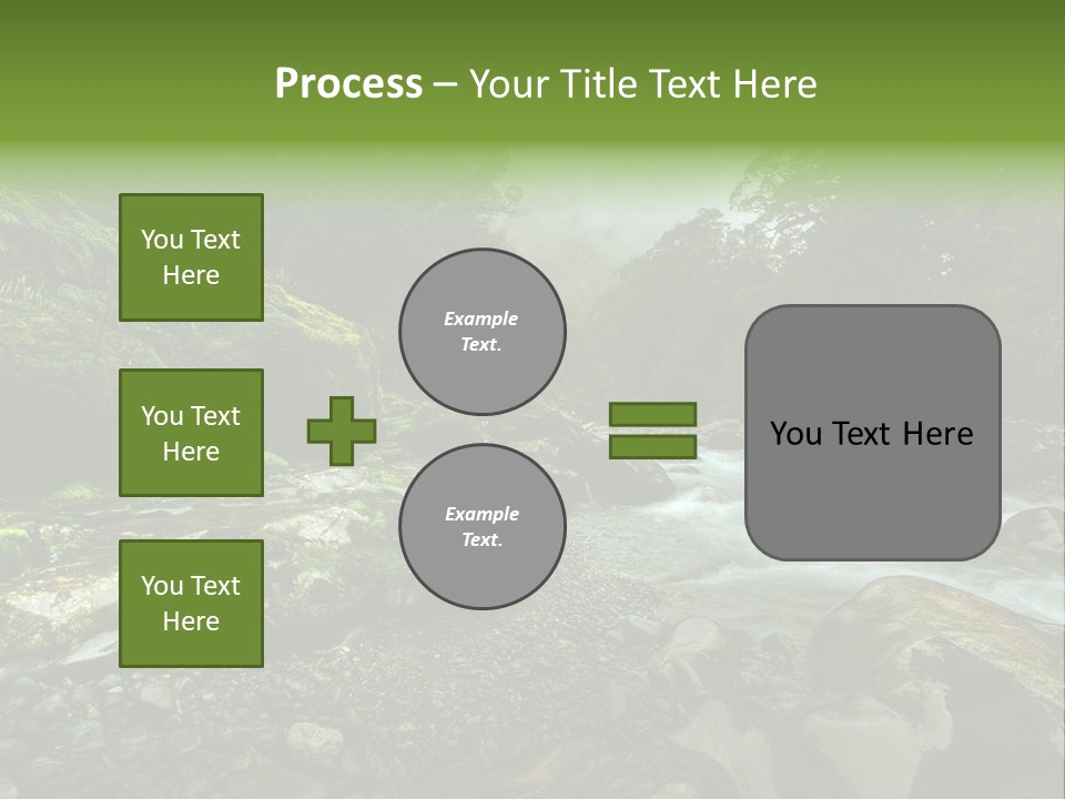 Caucasian Mother Sea PowerPoint Template