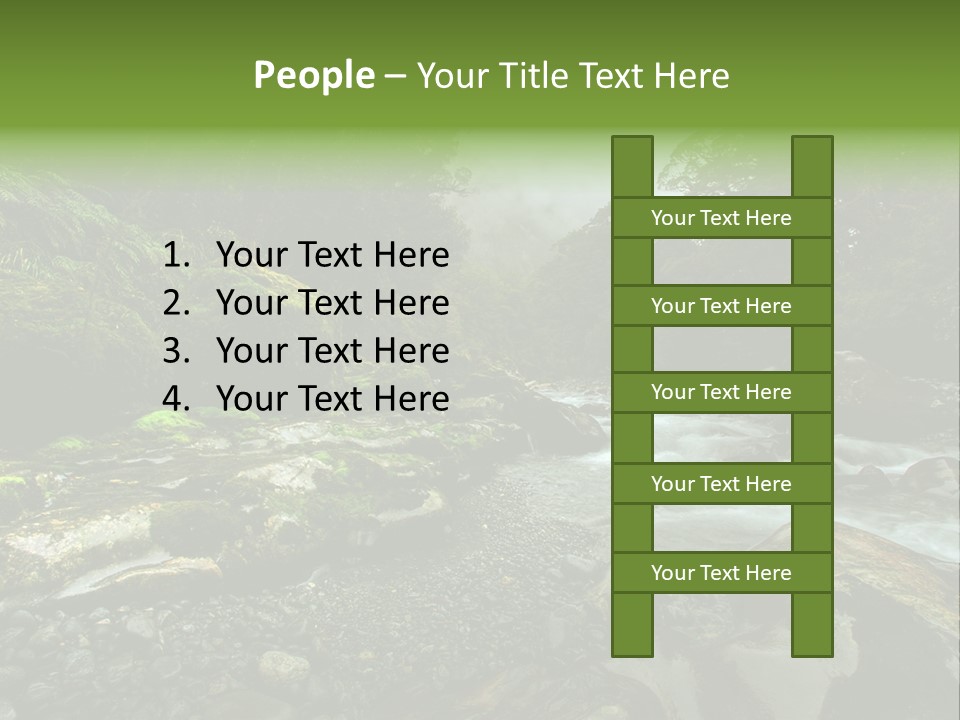 Caucasian Mother Sea PowerPoint Template