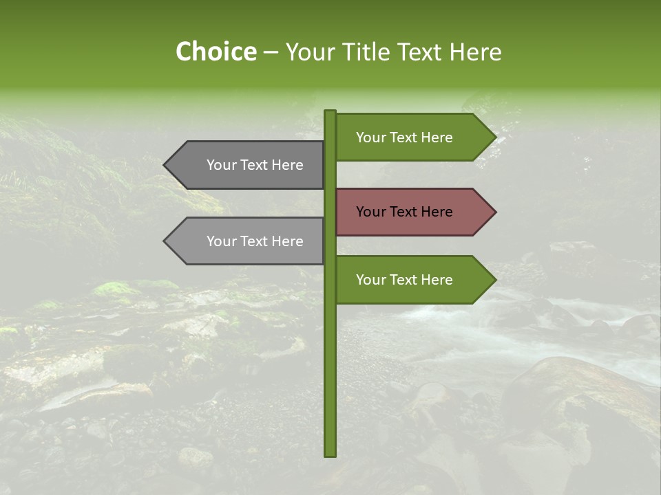 Caucasian Mother Sea PowerPoint Template