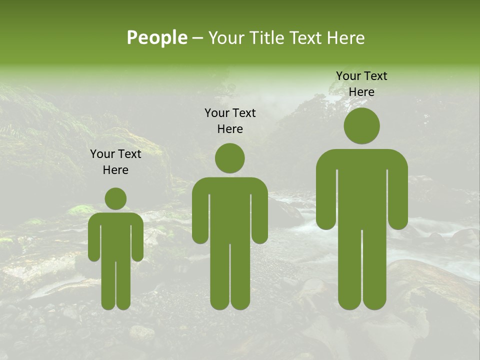 Caucasian Mother Sea PowerPoint Template