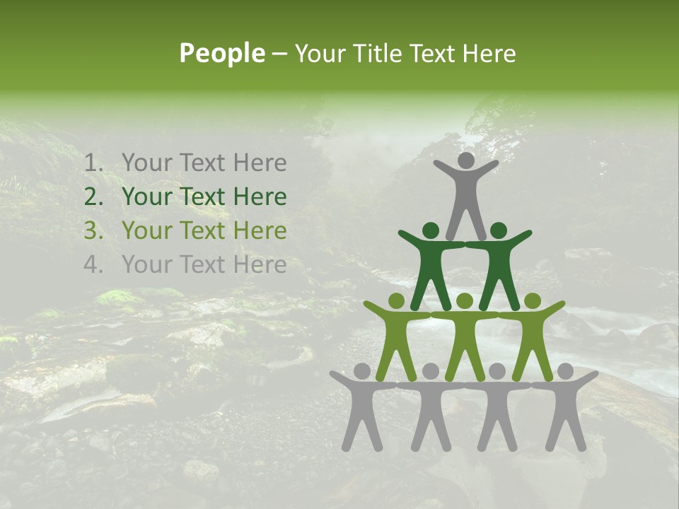 Caucasian Mother Sea PowerPoint Template