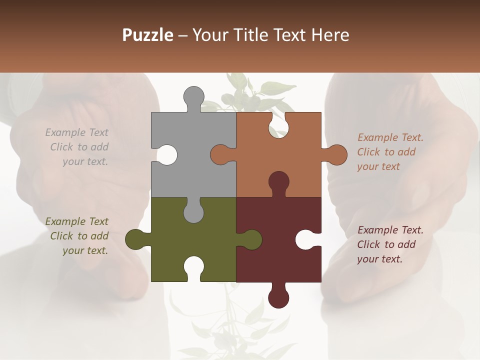 Woman Senior Older PowerPoint Template