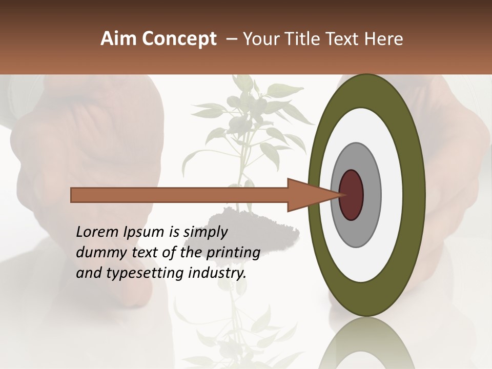 Woman Senior Older PowerPoint Template