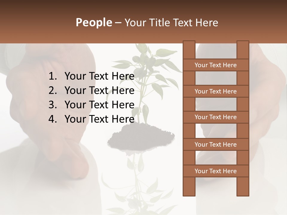 Woman Senior Older PowerPoint Template