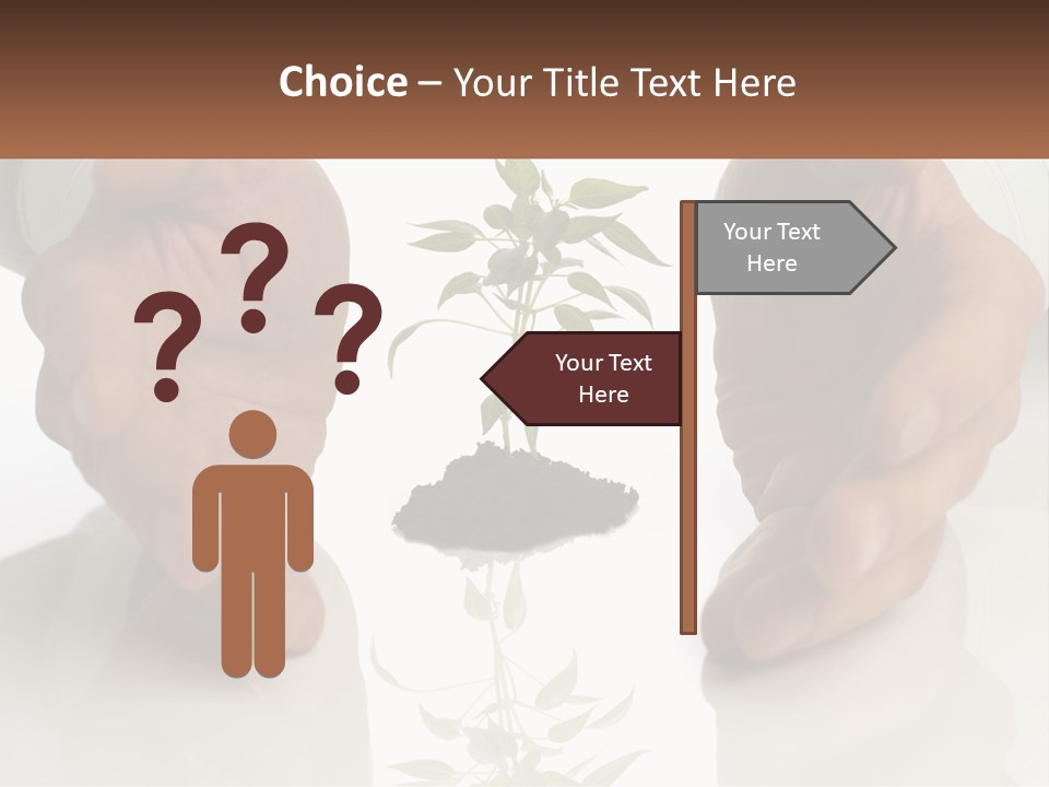 Woman Senior Older PowerPoint Template