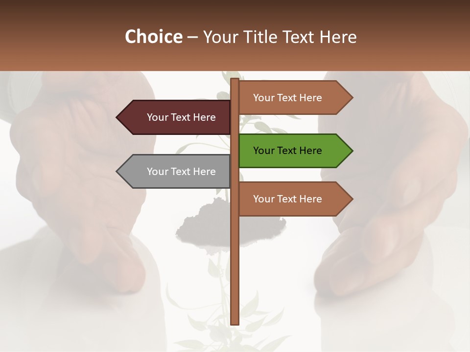 Woman Senior Older PowerPoint Template