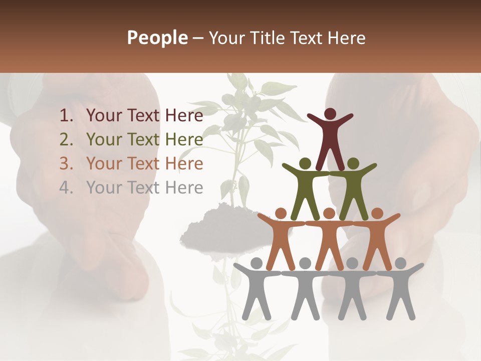 Woman Senior Older PowerPoint Template