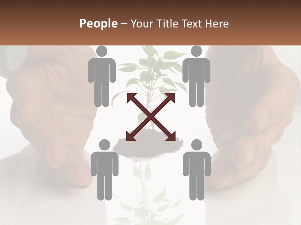 Woman Senior Older PowerPoint Template