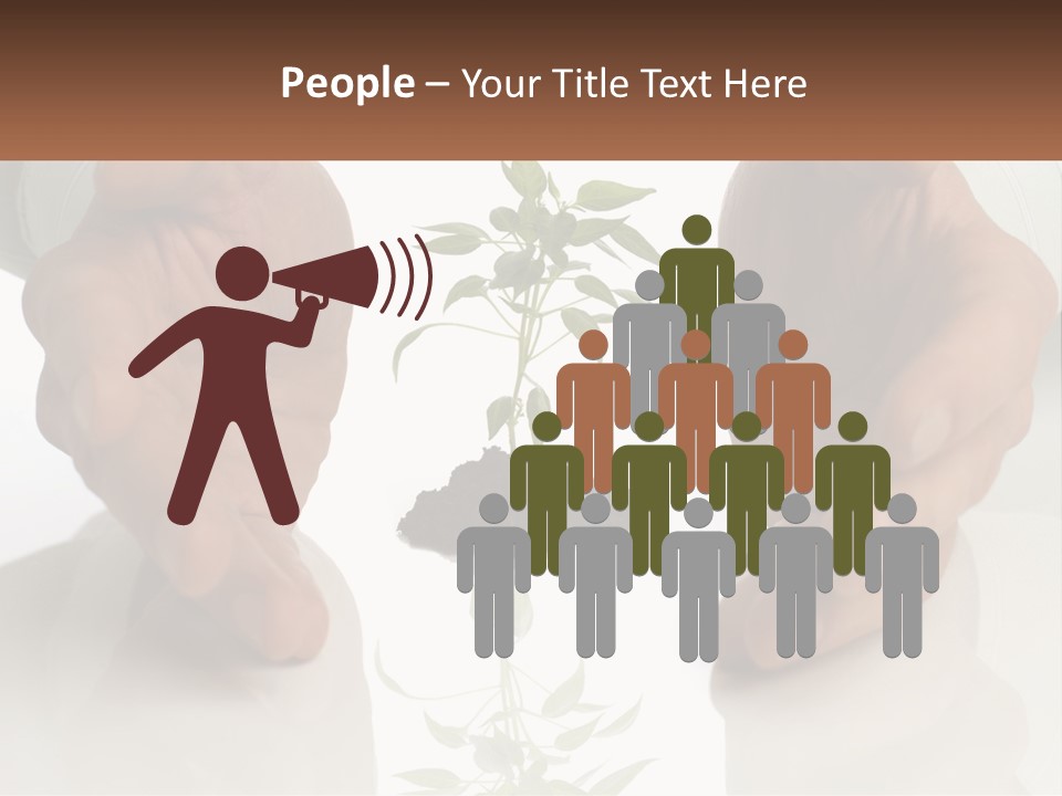 Woman Senior Older PowerPoint Template