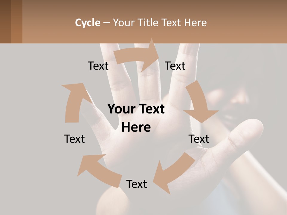 Woman Sea Coastal PowerPoint Template