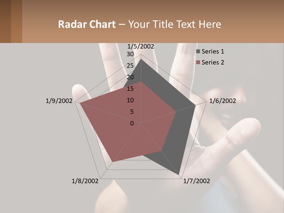 Woman Sea Coastal PowerPoint Template