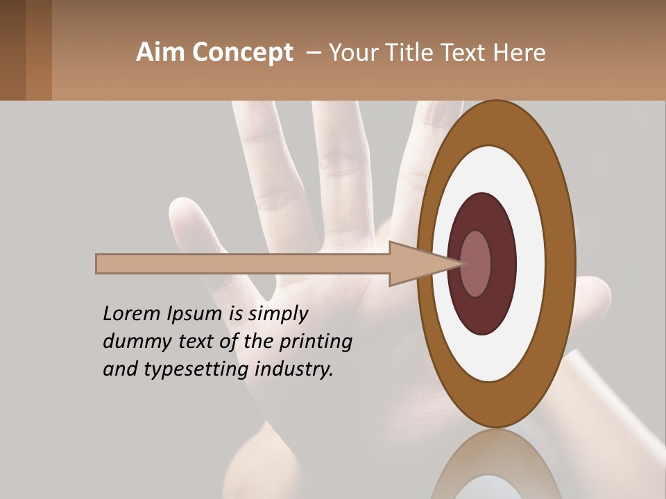 Woman Sea Coastal PowerPoint Template