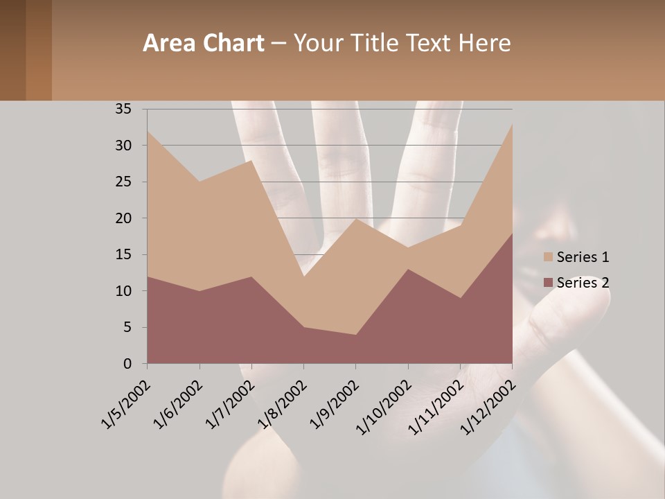 Woman Sea Coastal PowerPoint Template