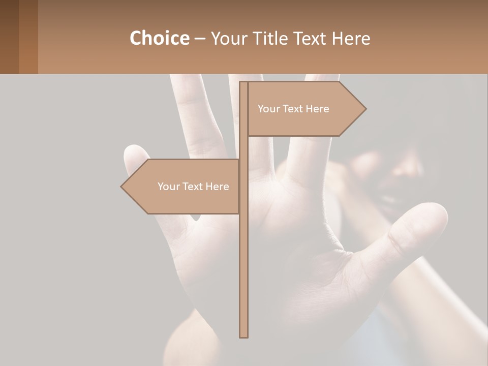 Woman Sea Coastal PowerPoint Template