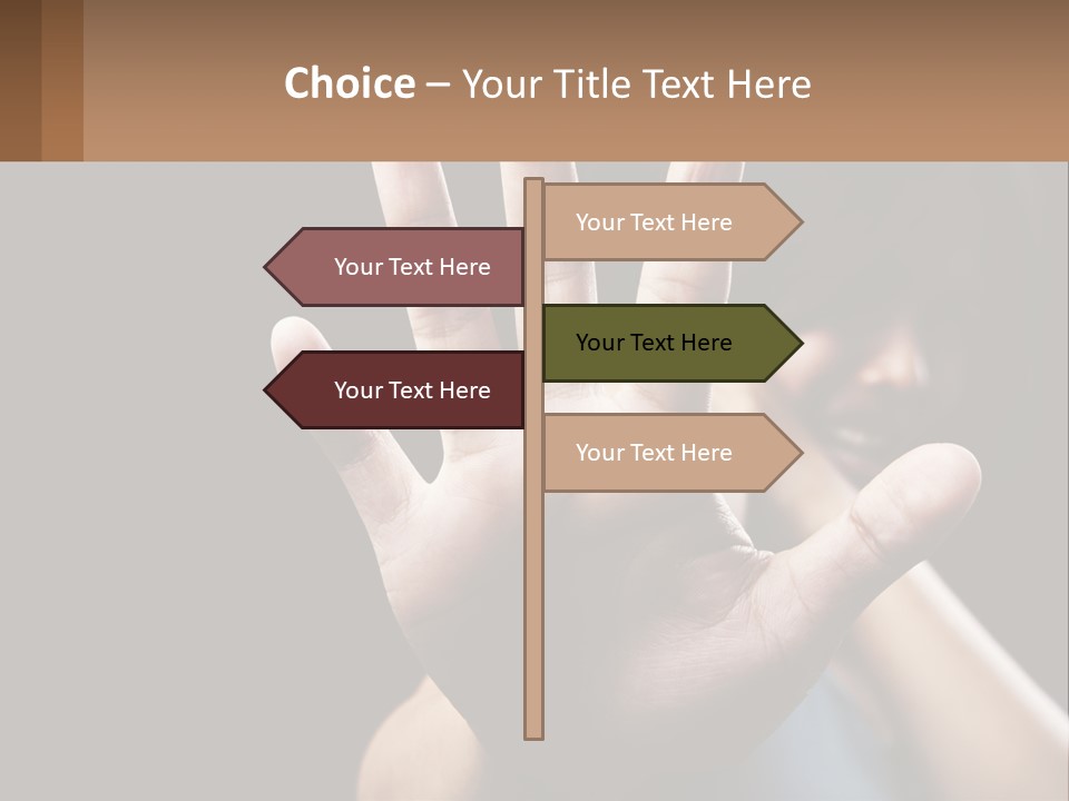 Woman Sea Coastal PowerPoint Template