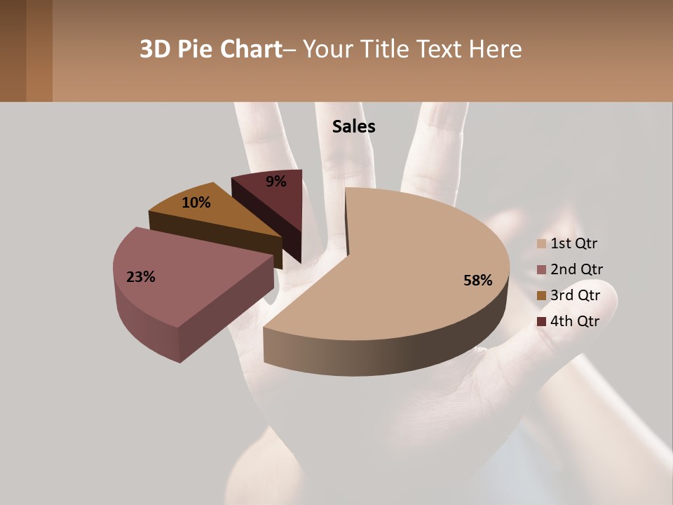 Woman Sea Coastal PowerPoint Template