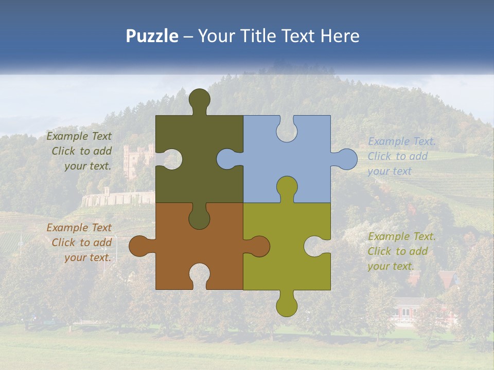 Pensioner Caucasian Life PowerPoint Template