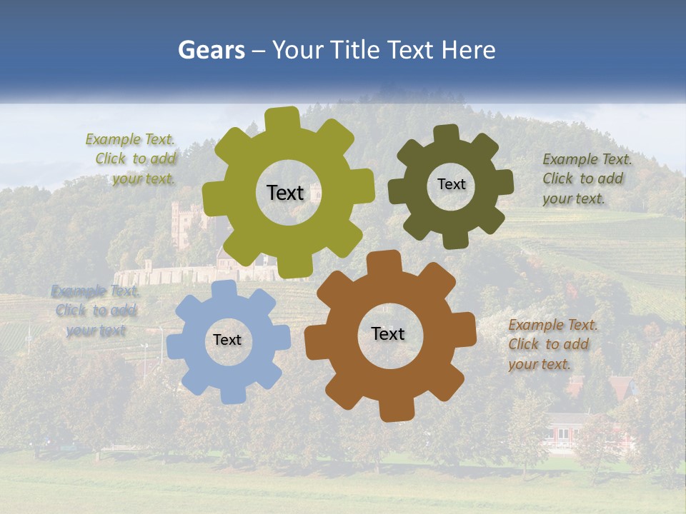 Pensioner Caucasian Life PowerPoint Template