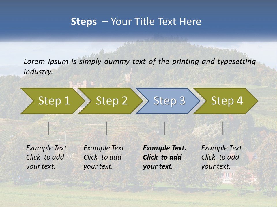 Pensioner Caucasian Life PowerPoint Template