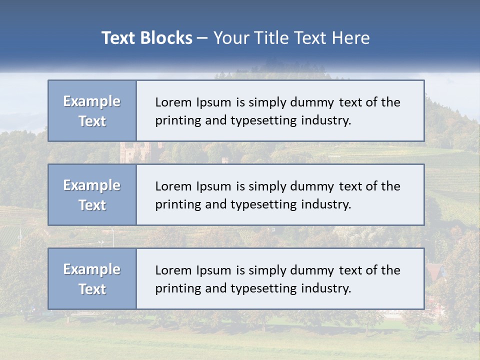 Pensioner Caucasian Life PowerPoint Template