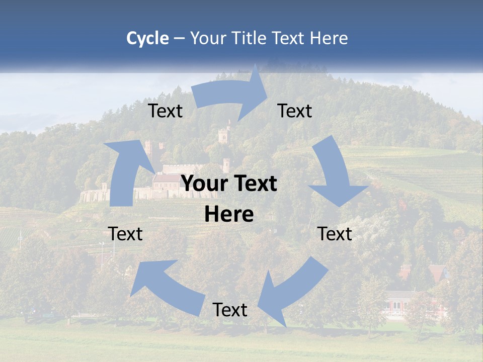 Pensioner Caucasian Life PowerPoint Template