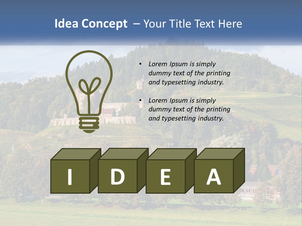 Pensioner Caucasian Life PowerPoint Template