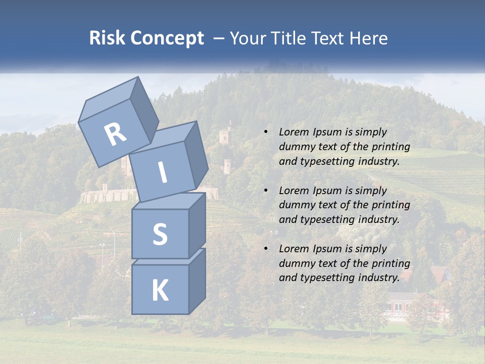 Pensioner Caucasian Life PowerPoint Template