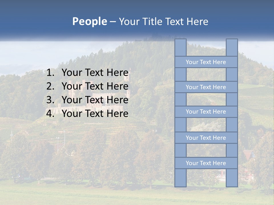 Pensioner Caucasian Life PowerPoint Template