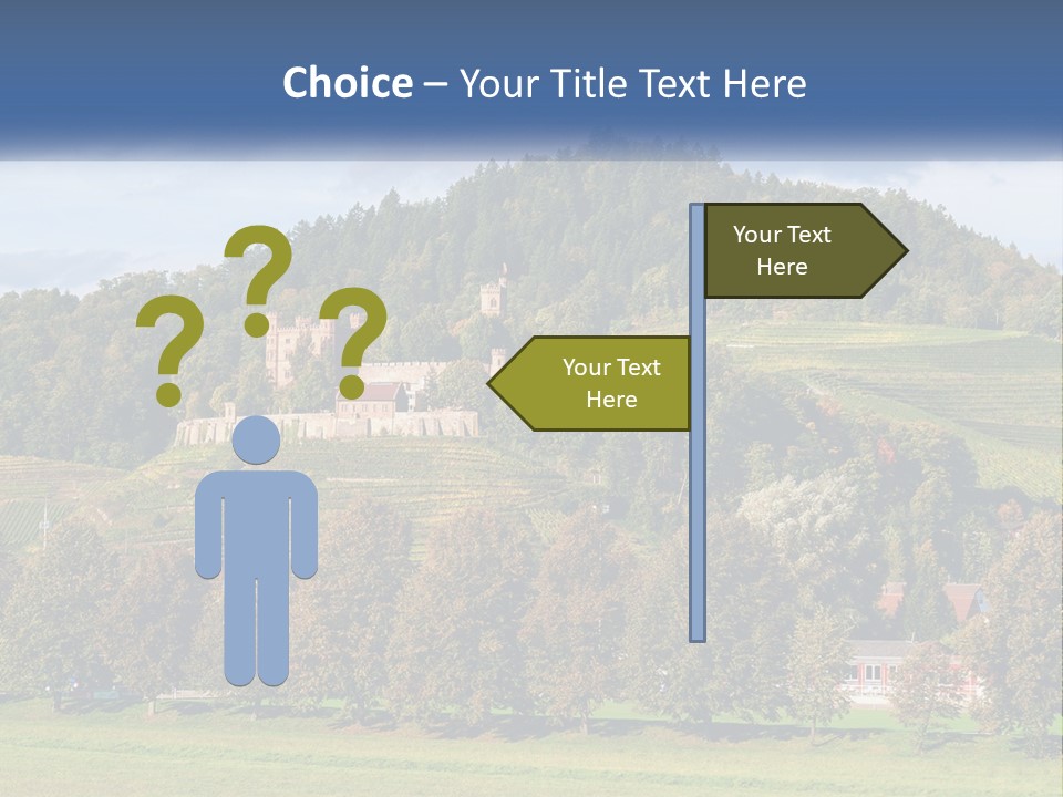 Pensioner Caucasian Life PowerPoint Template