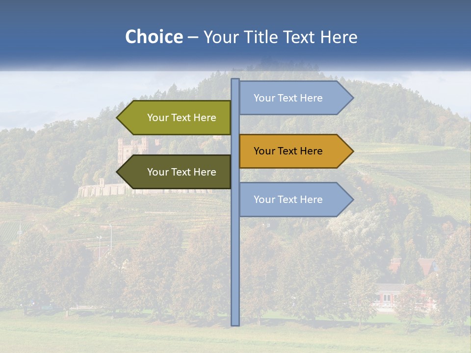 Pensioner Caucasian Life PowerPoint Template