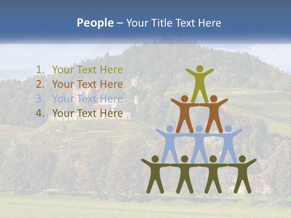 Pensioner Caucasian Life PowerPoint Template