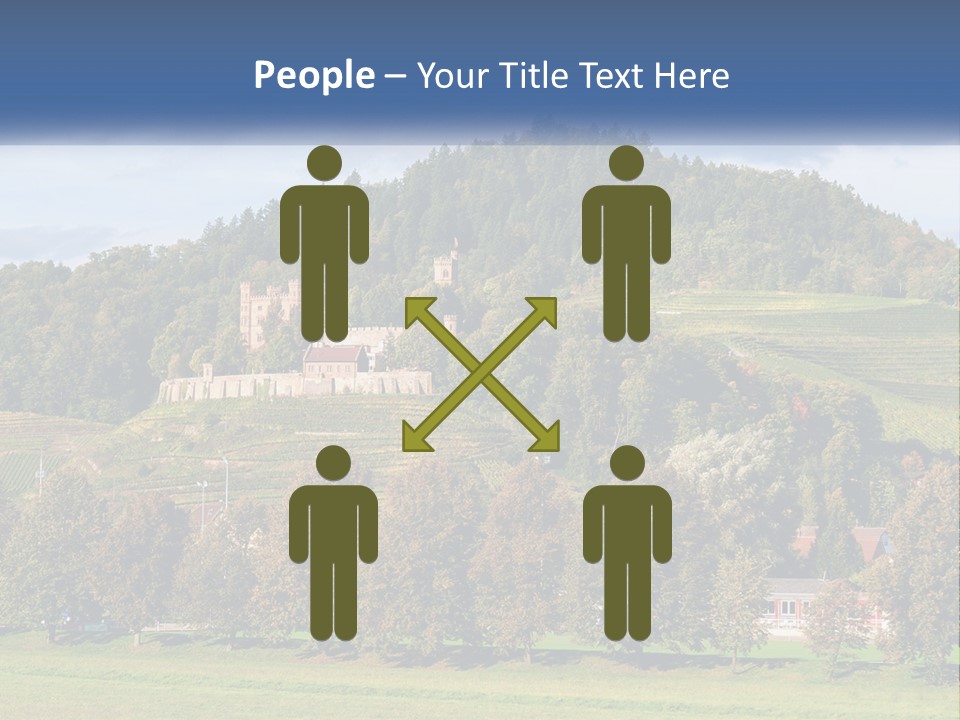 Pensioner Caucasian Life PowerPoint Template