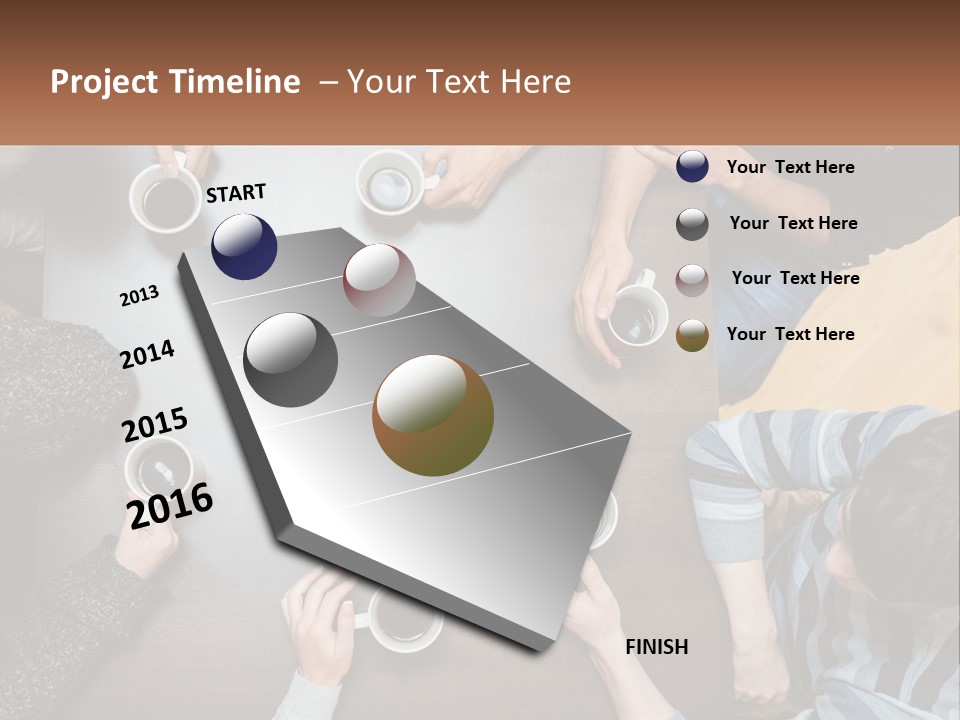 Portrait Sea Wave PowerPoint Template