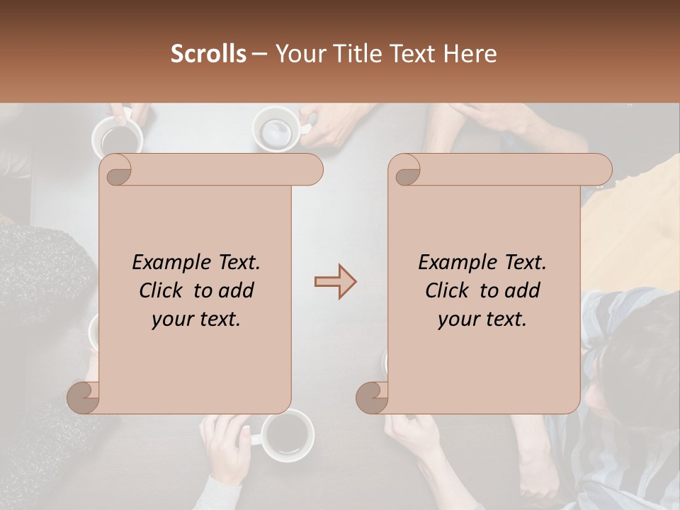Portrait Sea Wave PowerPoint Template