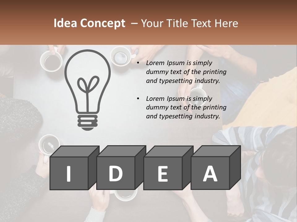 Portrait Sea Wave PowerPoint Template