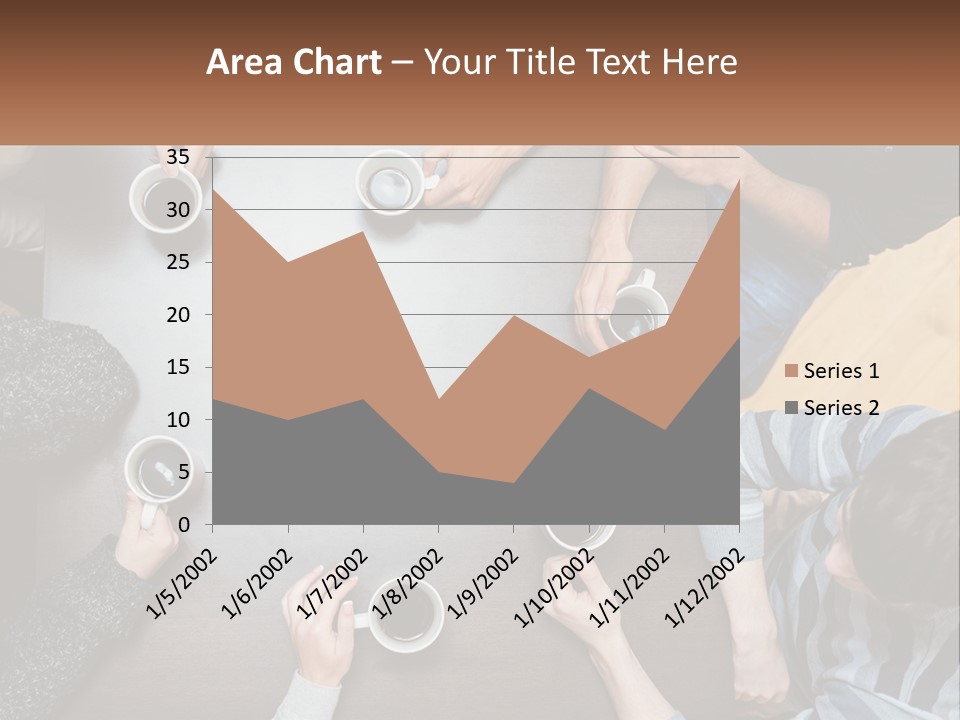 Portrait Sea Wave PowerPoint Template