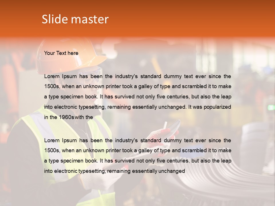 Mother Sunset Portrait PowerPoint Template