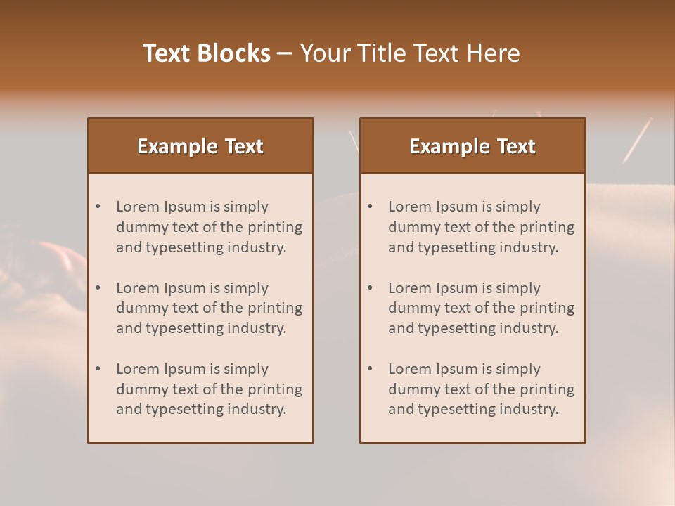 Older Beach Ocean PowerPoint Template