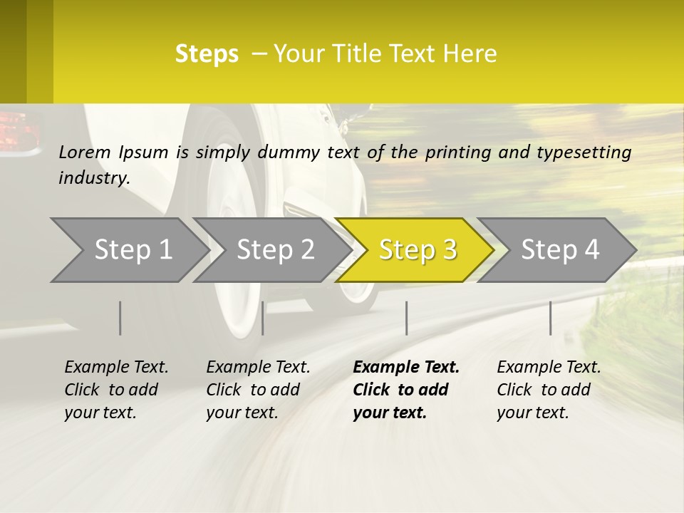 Water Sad Life PowerPoint Template