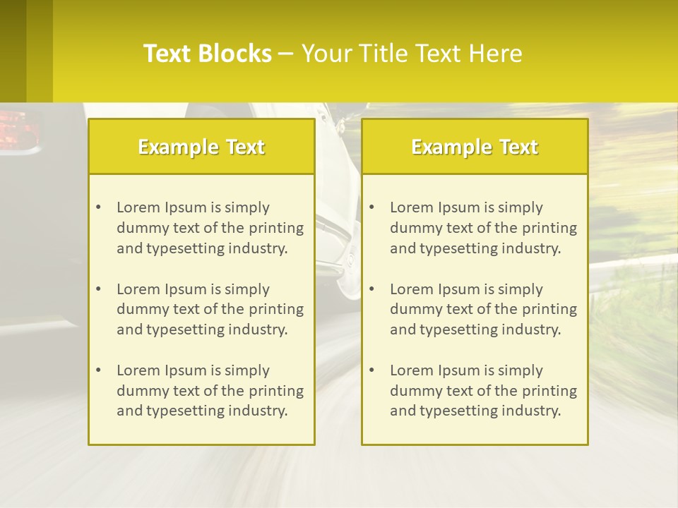 Water Sad Life PowerPoint Template