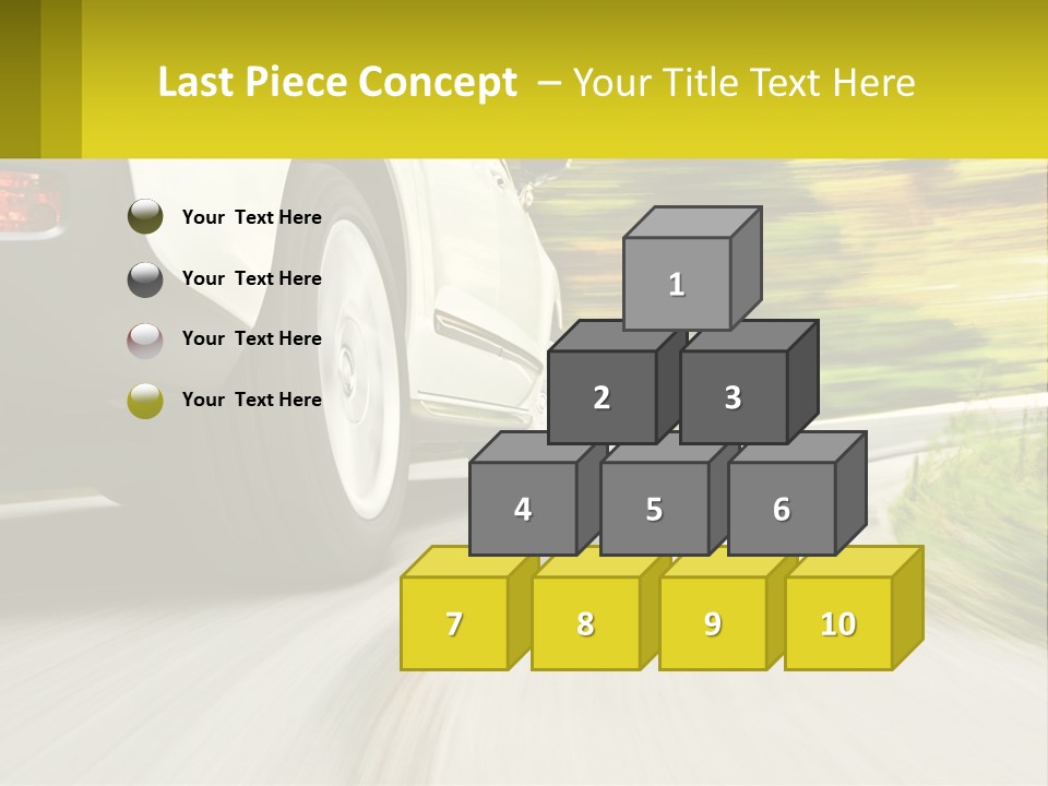 Water Sad Life PowerPoint Template